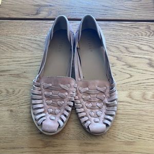 Nisolo huaraches in desert rose